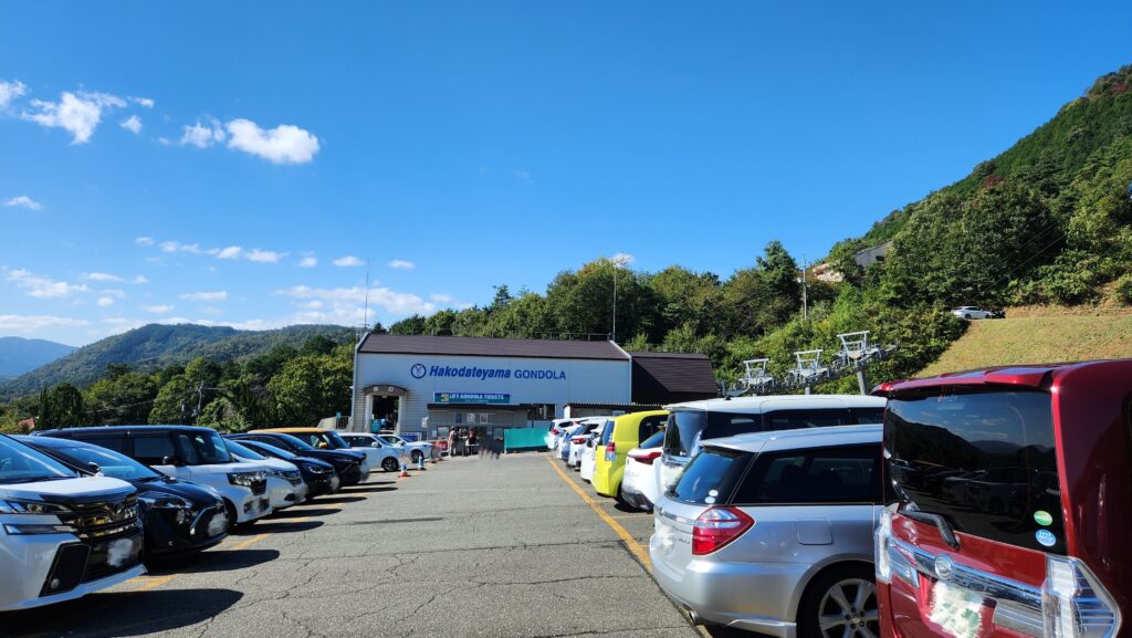 びわ湖箱根山　駐車場